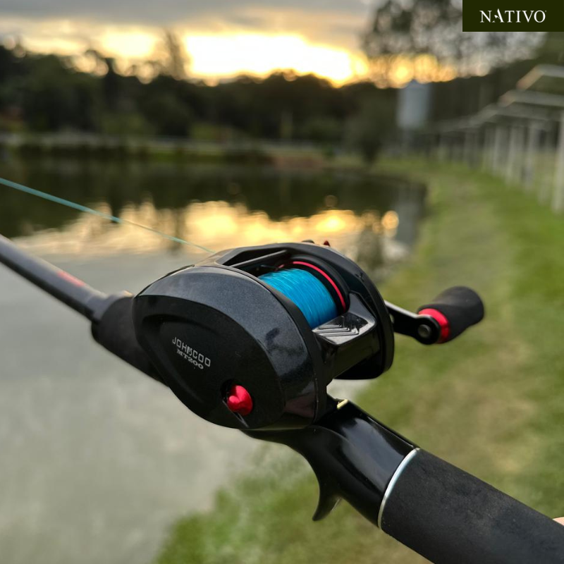 Carretilha JOHNCOO MT200R com Alarme Sonoro – 13KG Drag