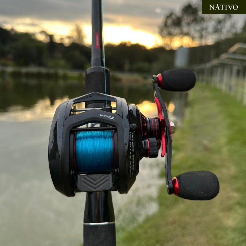 Carretilha JOHNCOO MT200R com Alarme Sonoro – 13KG Drag