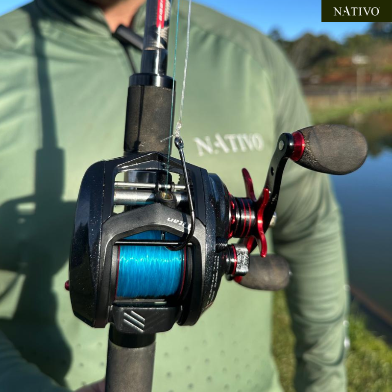 Carretilha JOHNCOO MT200R com Alarme Sonoro – 13KG Drag