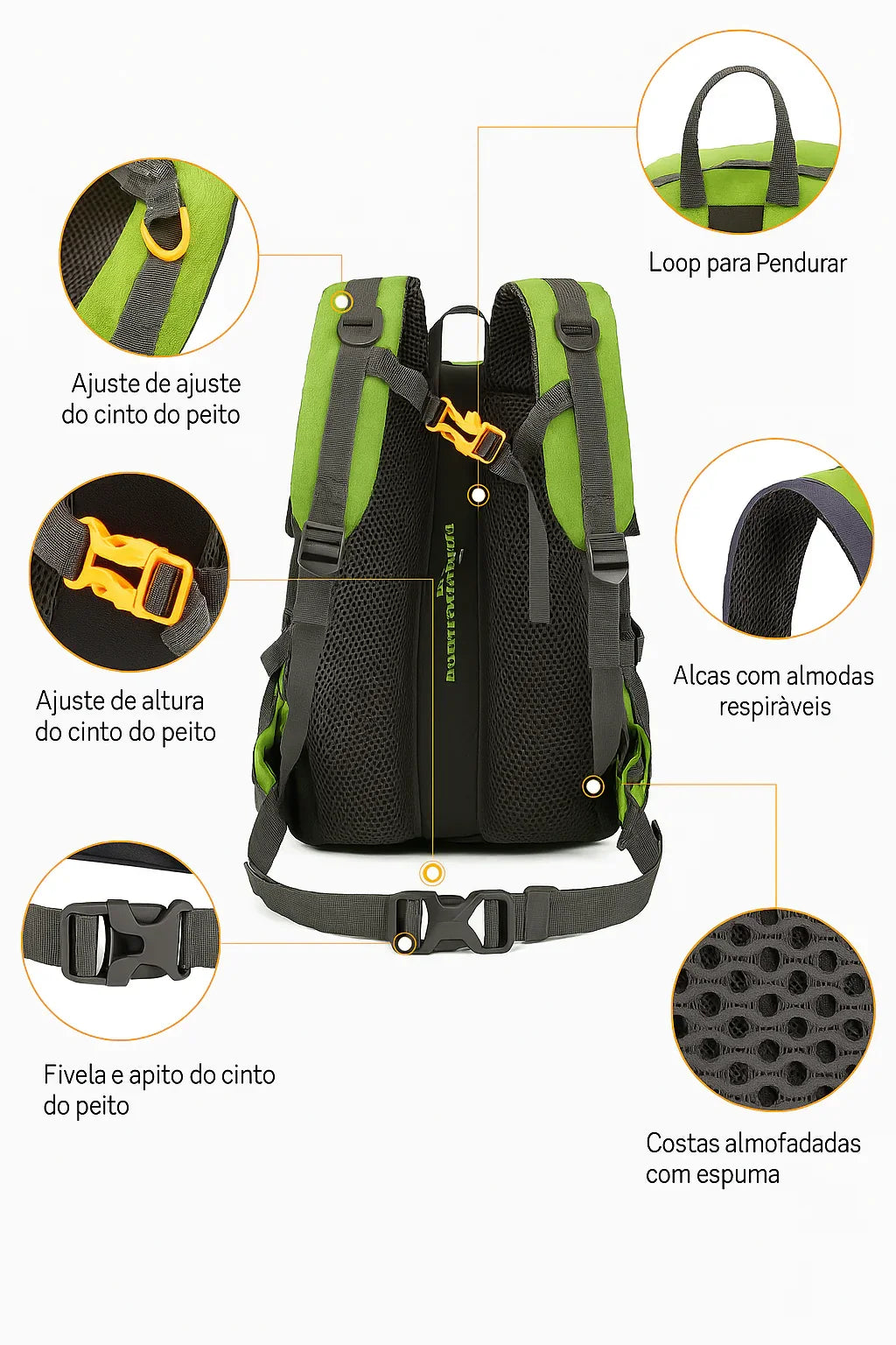 Mochila ALASKA Ultra-Leve - Nativo Camping