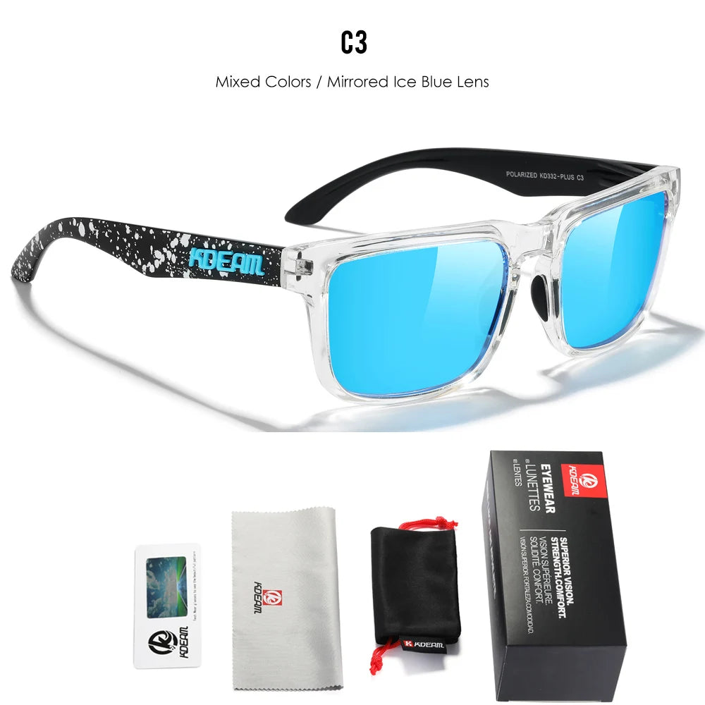 Óculos Polarizado KDEAM - Proteção UV+400