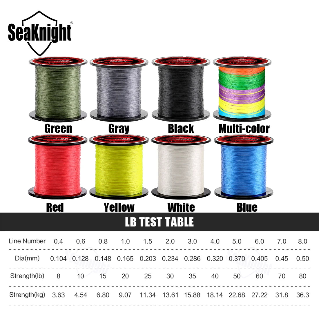 Linha SeaKnight 300 Metros- X4 Multifilamento