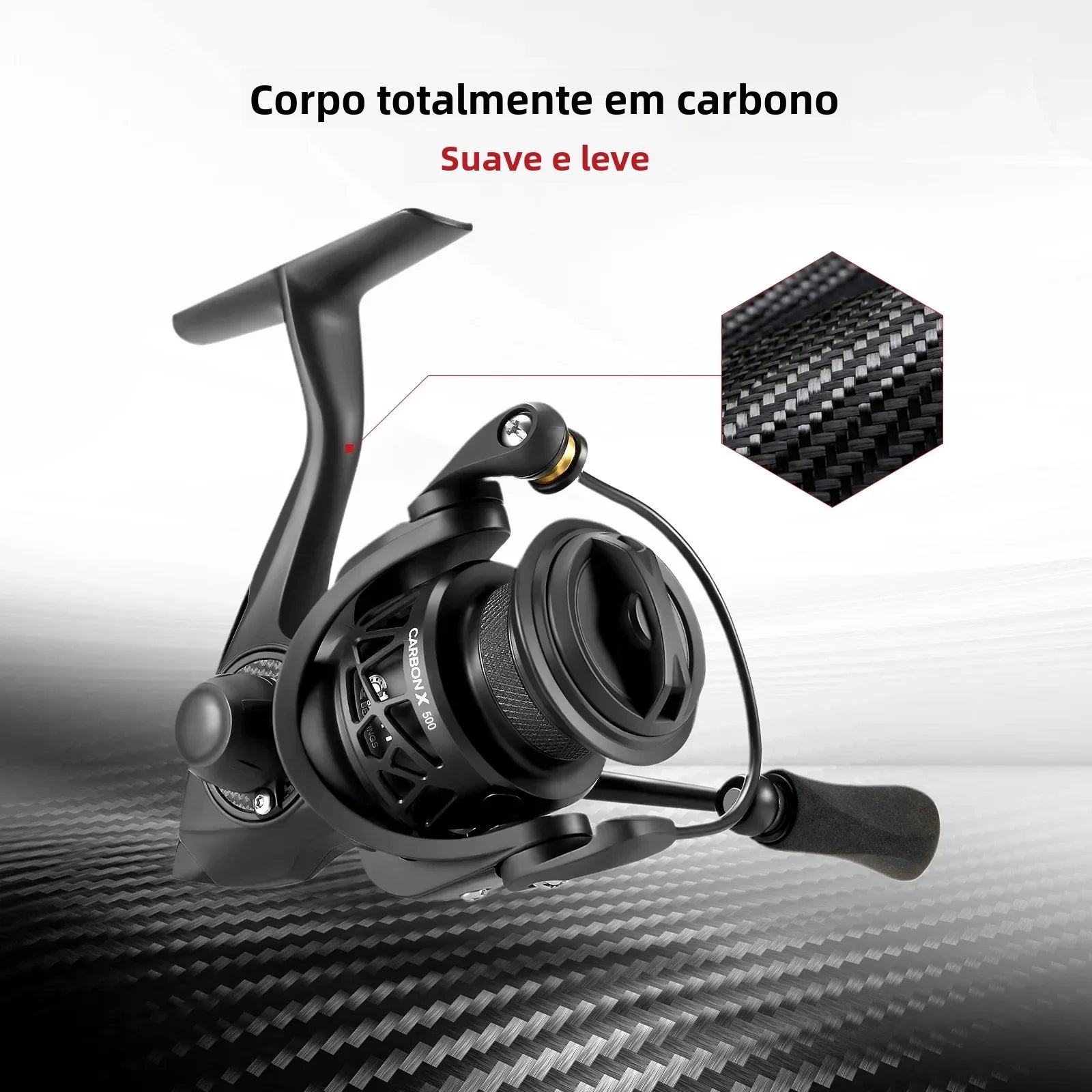 Molinete Piscifun Carbon X – Ultralight