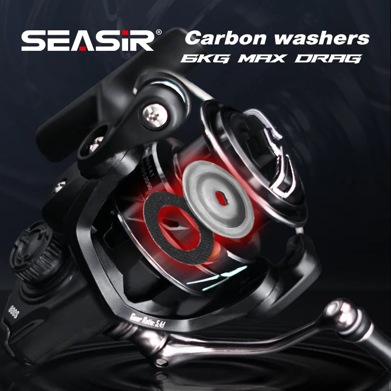 Molinete Seasir Stream Ultralight 6KG Drag