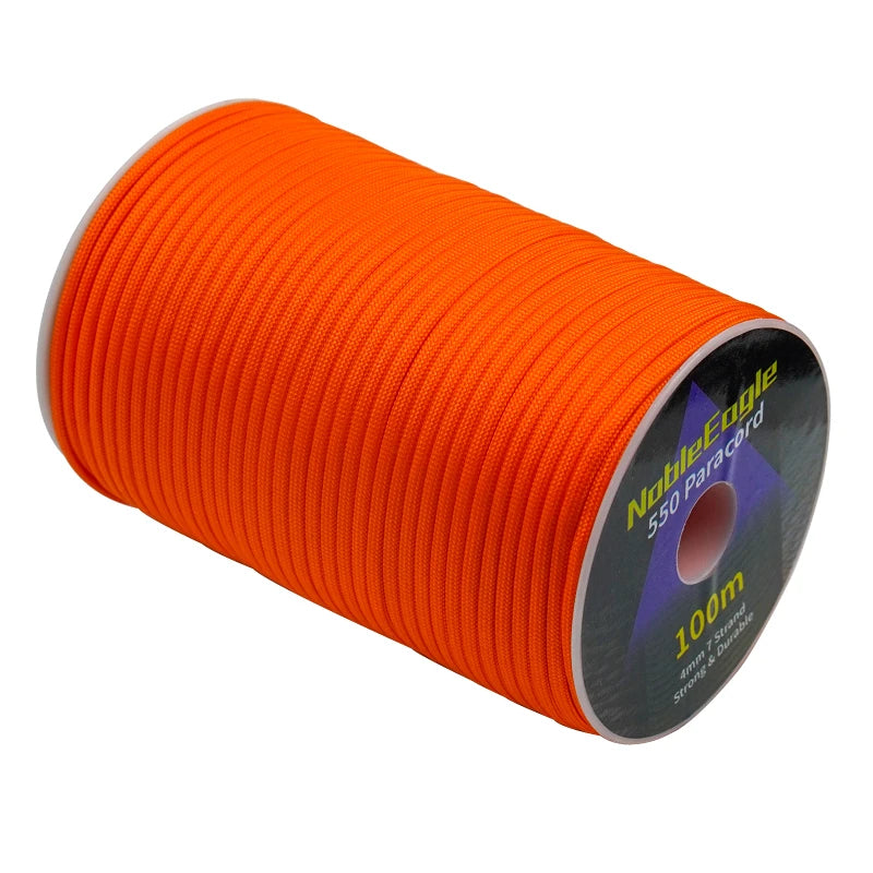 Corda Paracord 550 Militar 50M / 100M - 7 Fios e 4mm de Diâmetro | Nativo Camping - Nativo Camping