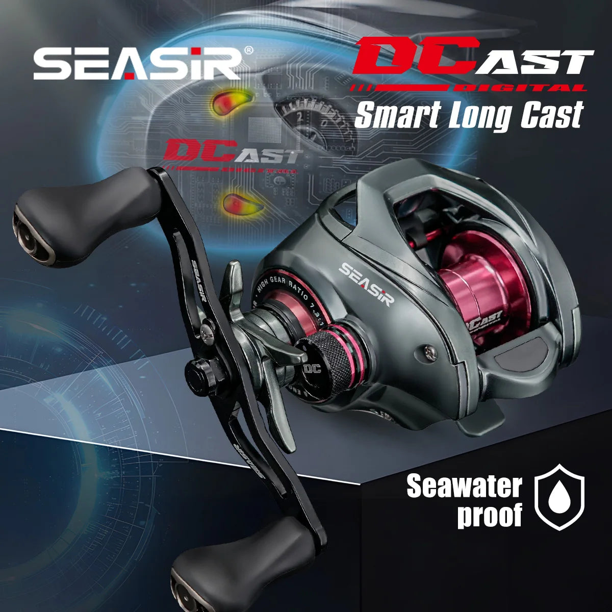 Carretilha DC Seasir DCAST – Freio Digital Inteligente