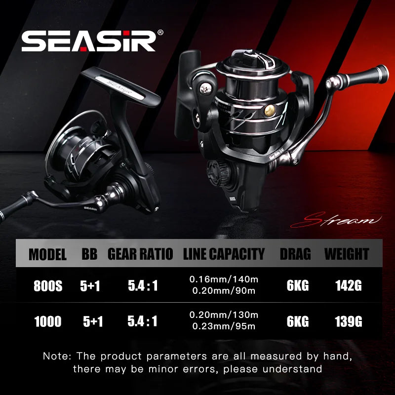 Molinete Seasir Stream Ultralight 6KG Drag