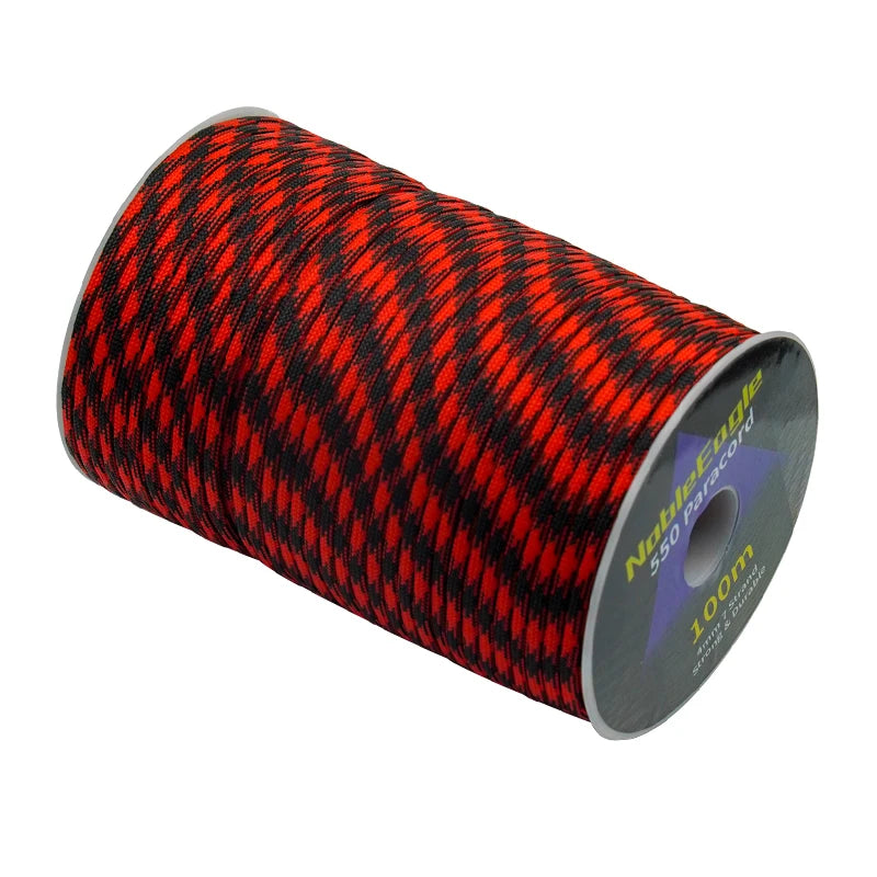 Corda Paracord 550 Militar 50M / 100M - 7 Fios e 4mm de Diâmetro | Nativo Camping - Nativo Camping