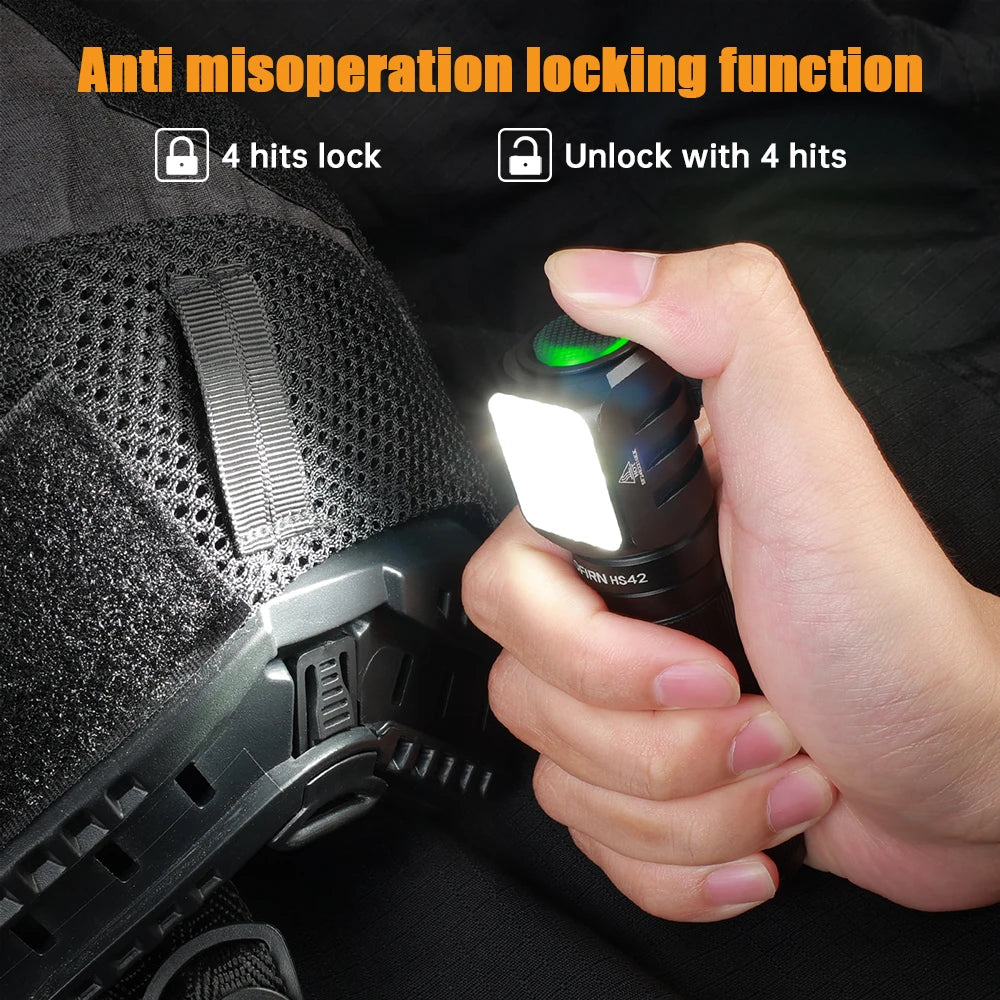 Lanterna de Cabeça Sofirn HS42 - 2100 Lúmens, LED Múltiplo, Recarregável