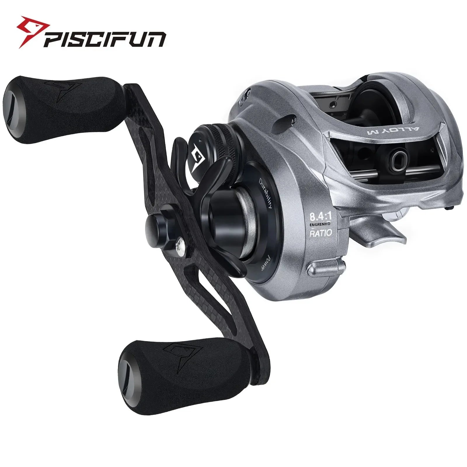 Carretilha Piscifun Alloy M - 10kg Drag, Corpo de Alumínio, Alta Performance - Nativo Camping