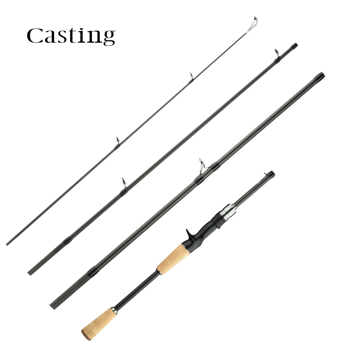 Vara Carretilha BIUTIFU Carbon 20LBS – Fibra de Carbono com Cabo de Cortiça
