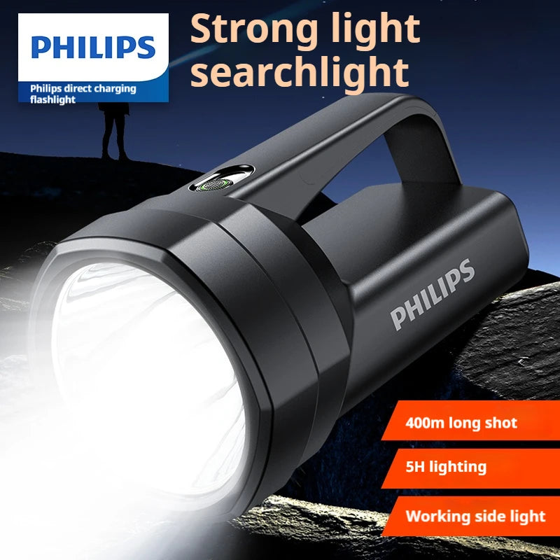 Lanterna Philips Searchlight 600lm – com Luz Lateral