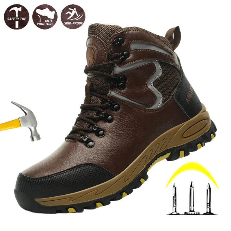 Bota Tática DRAKEN – Bico de Aço, Segurança e Resistência - Nativo Camping