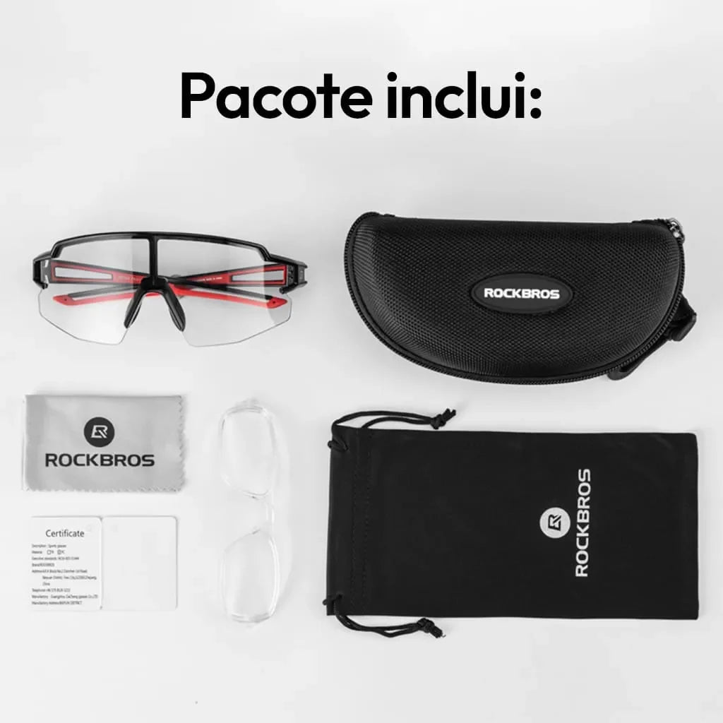 Óculos Polarizado Fotocromático Rockbros Aquiles - Nativo Camping