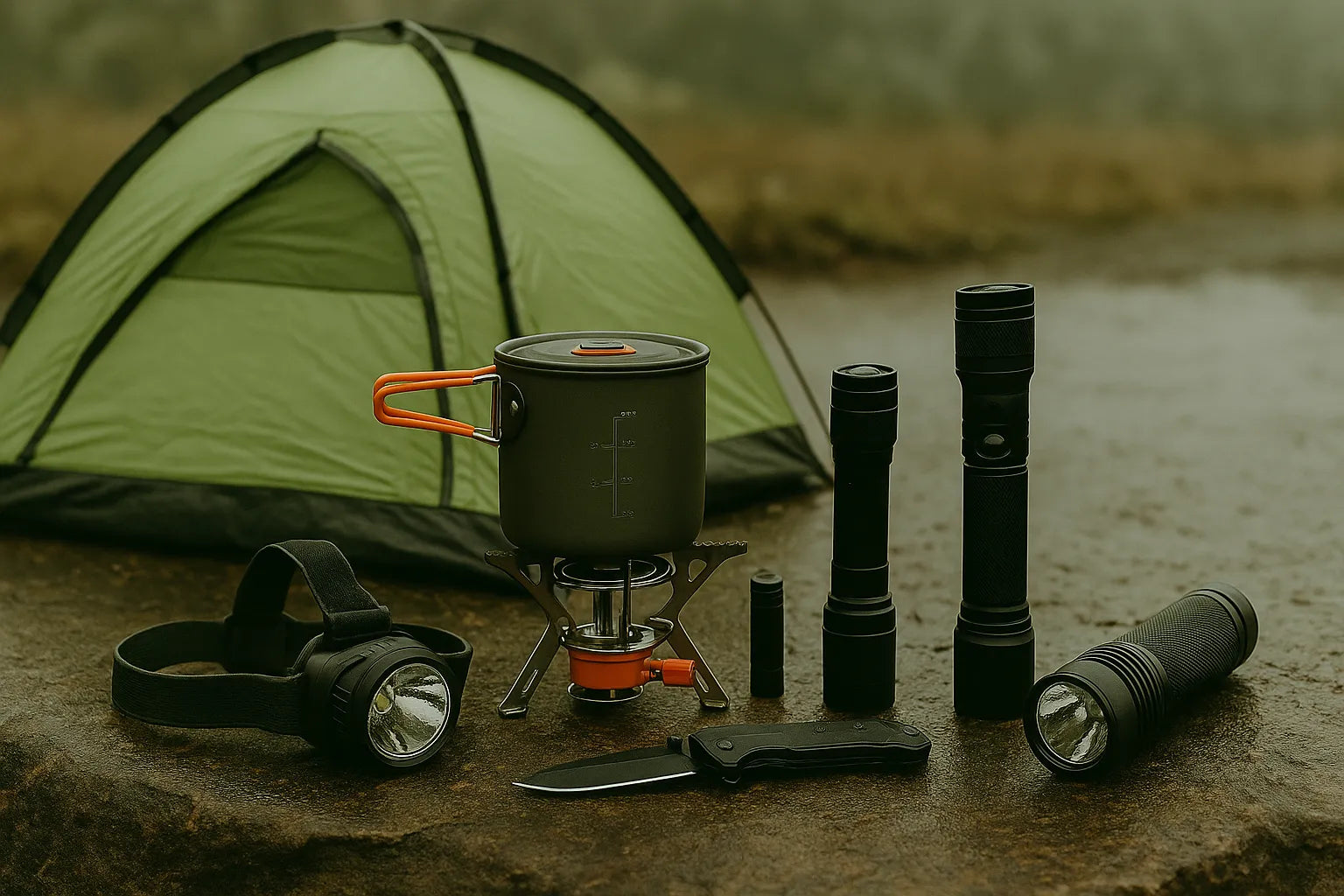 Acessórios para Pesca, Camping e Trilha