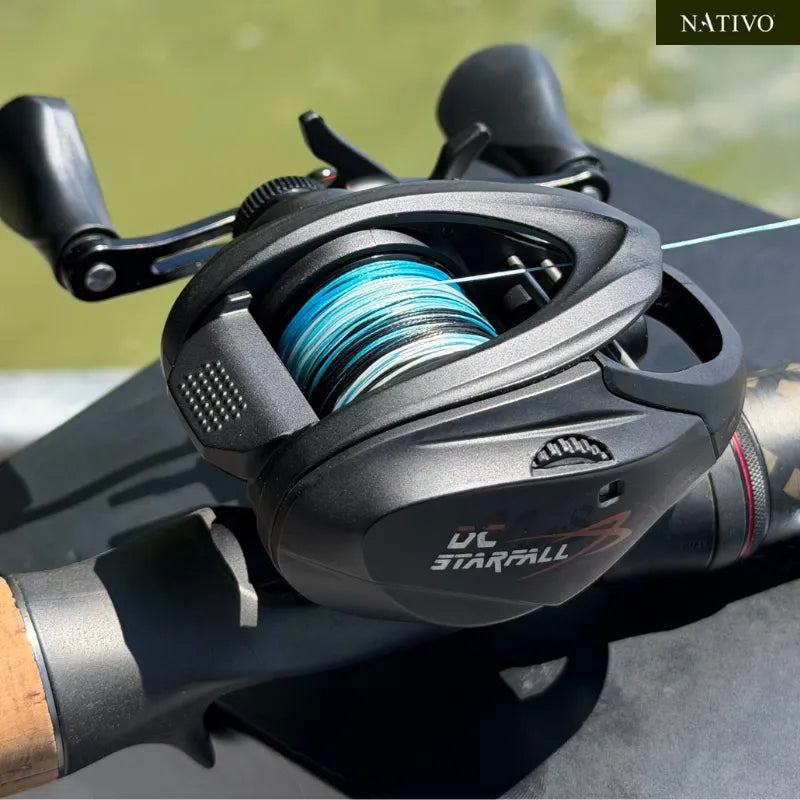 Carretilha Anatono Starfall DC – Controle Digital Anti-Cabeleira - 100% em Carbono