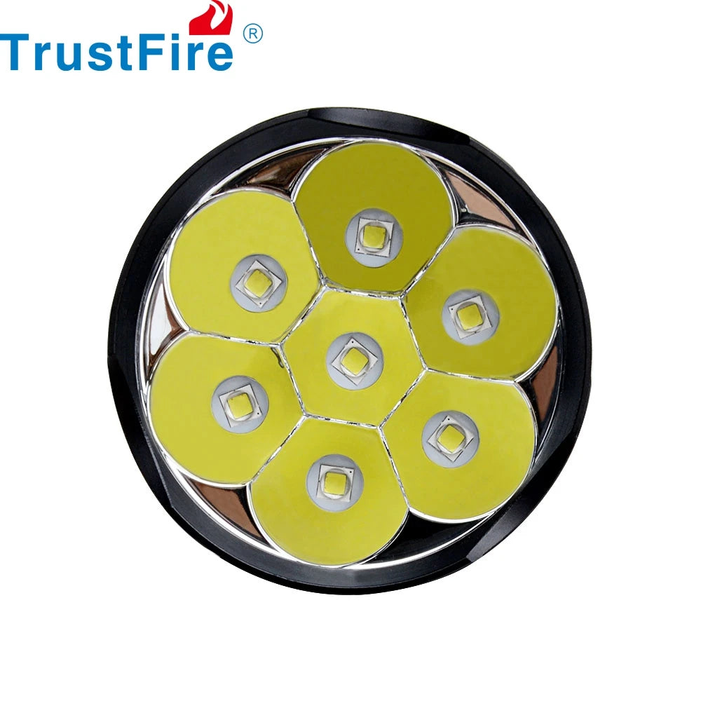 Lanterna TrustFire TR-J18 – 8000 Lúmens Tática Recarregável
