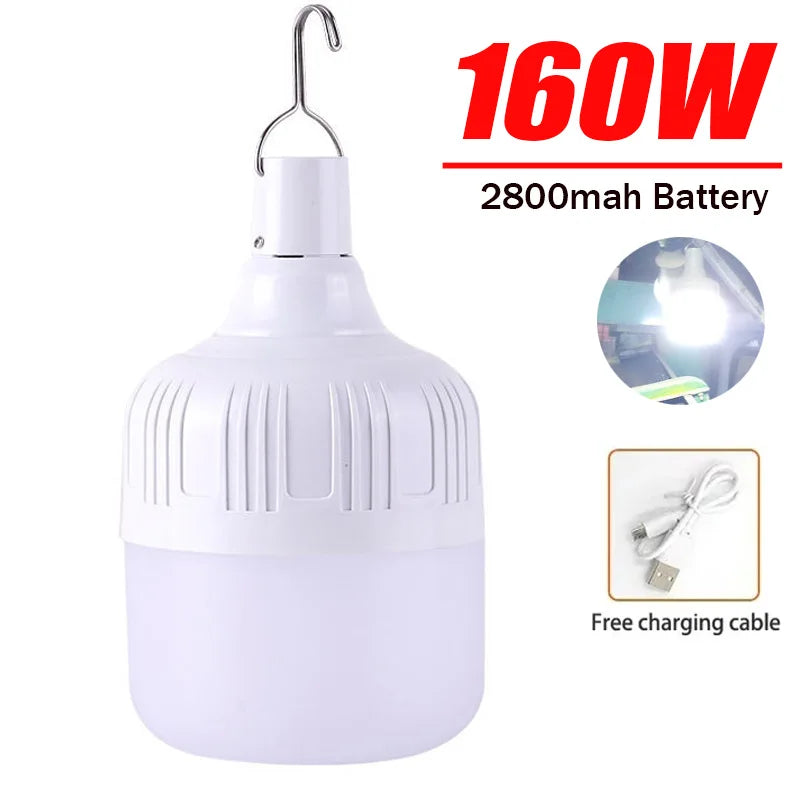 Luminária Portátil LED USB Recarregável – 5 Modos de Iluminação