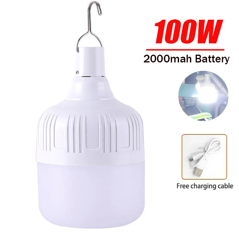 Luminária Portátil LED USB Recarregável – 5 Modos de Iluminação