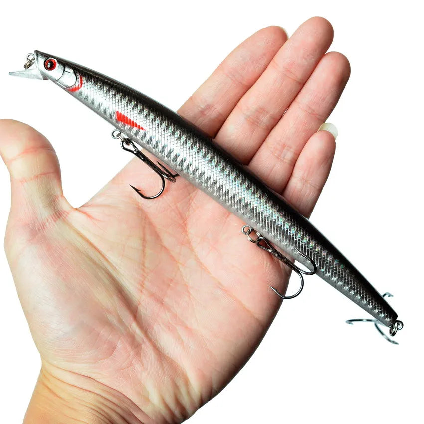 Conjunto de Iscas Artificiais Minnow Orace - Nativo Camping