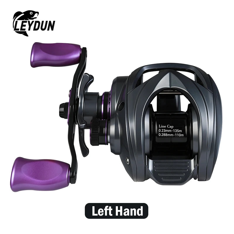 Carretilha Leydun DC – Freio Digital com Controle Eletrônico Anti-Cabeleira