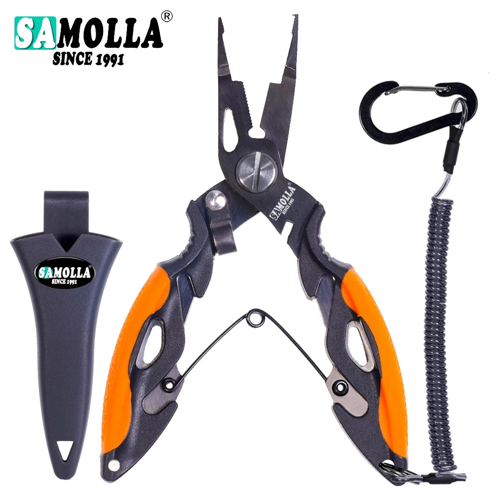 Alicate de Pesca Multifuncional Inox 420 com Coldre