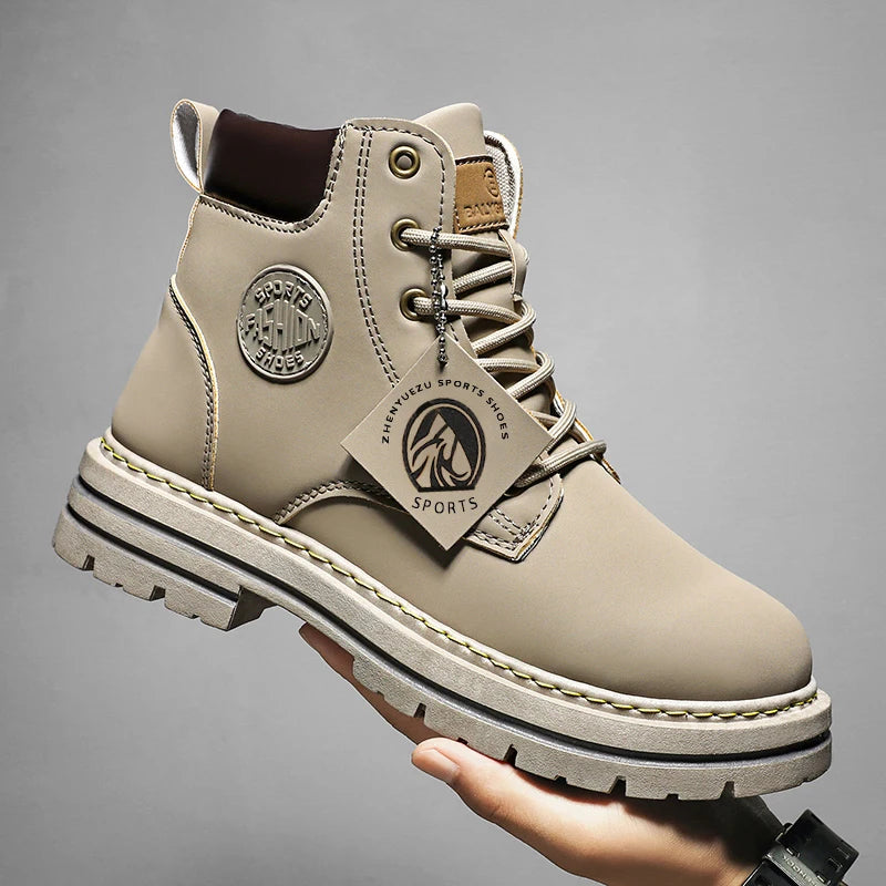 Bota VELLAR Tática – Couro Premium, Durabilidade e Conforto | Nativo Camping