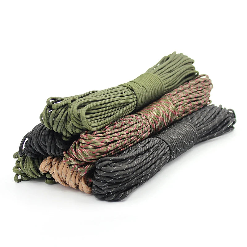 Corda Paracord 550 - 7 Cores | 4mm com 7 Fios | 5M, 15M ou 30M