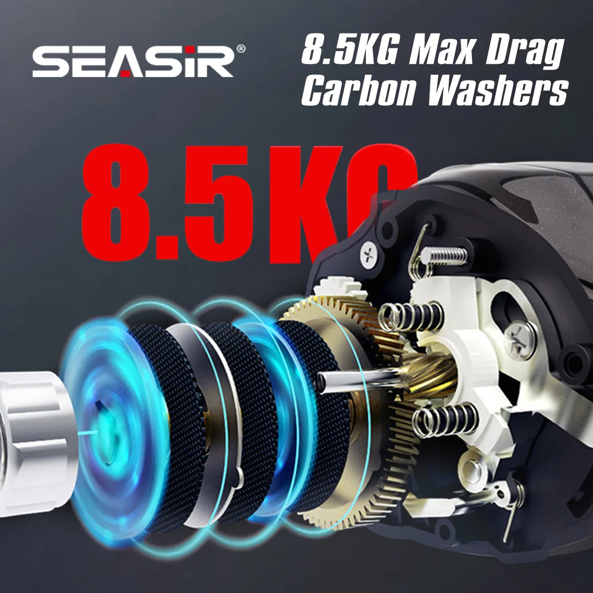 Carretilha DC Seasir DCAST – Freio Digital Inteligente