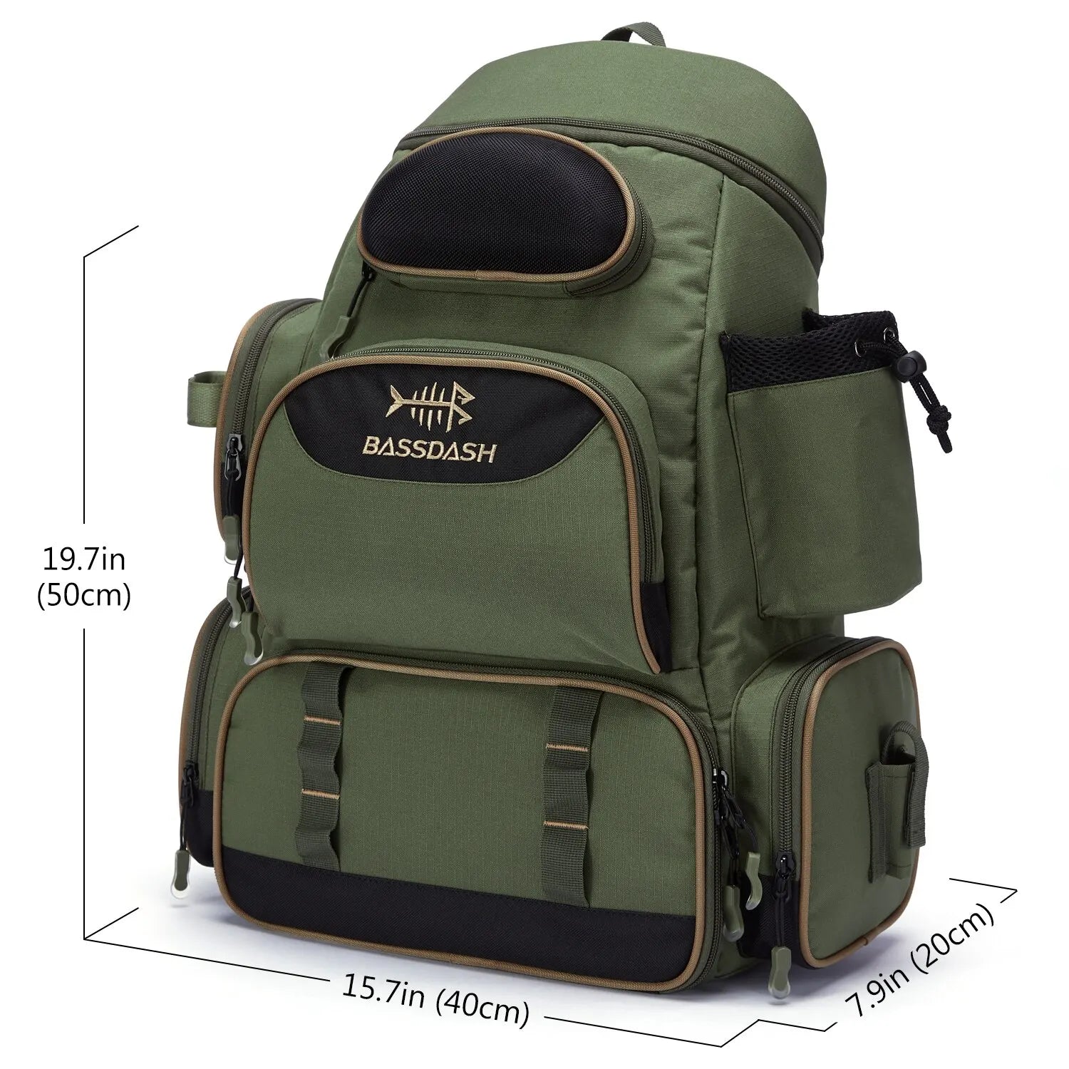 Mochila Para Pesca Multifuncional Profissional - Bassdash