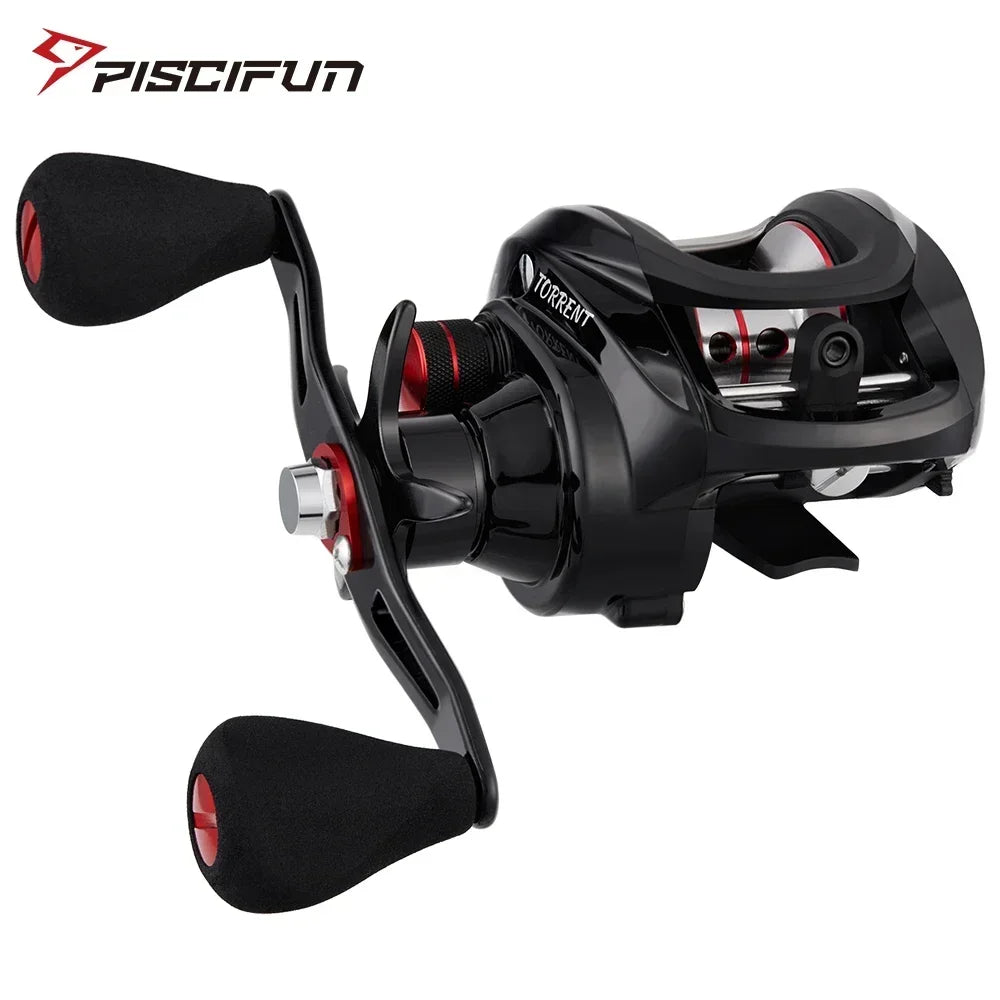 Carretilha Piscifun Torrent - 8,1kg Drag, 7.1:1, Freio Magnético