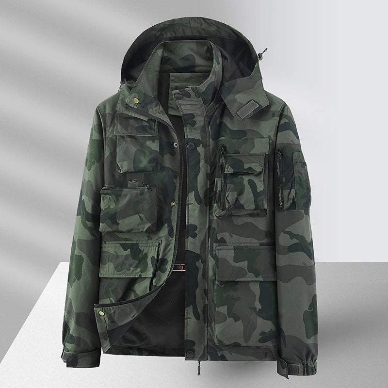 Jaqueta Tática Nativo M65 Masculina | Estilo Militar com Capuz Removível