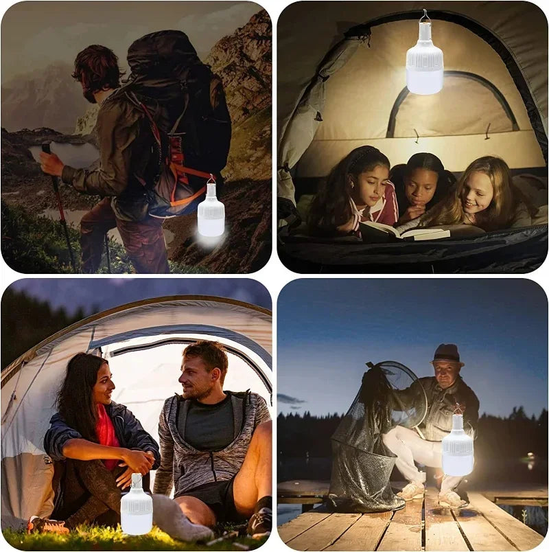 Luminária Portátil LED USB Recarregável – 5 Modos de Iluminação