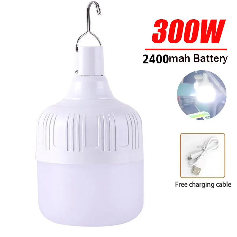 Luminária Portátil LED USB Recarregável – 5 Modos de Iluminação
