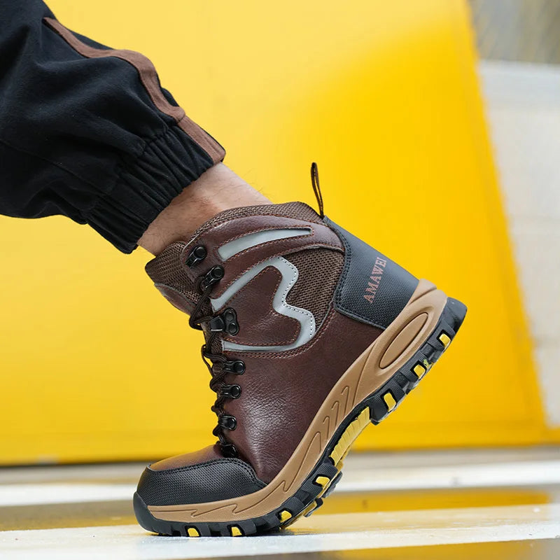 Bota Tática DRAKEN – Bico de Aço, Segurança e Resistência